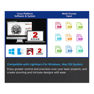 Customized Laser Control | Cloudray GM-100 100W Fiber Laser Engraver