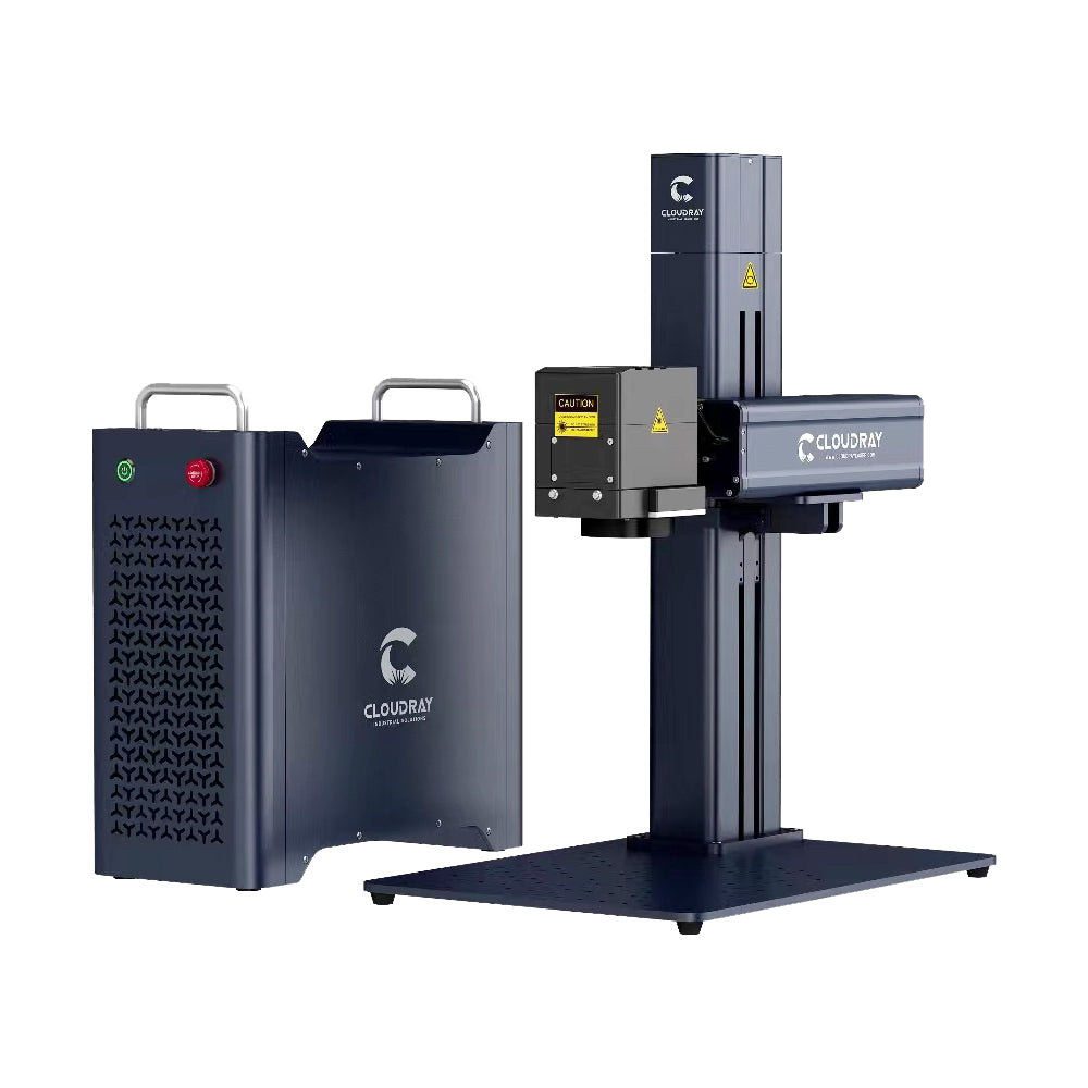 Cloudray GM-100 LiteMarker 100W Fiber Laser Marking Engraver with 4.3” X 4.3” Scan Area