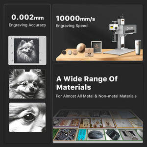 All Material Application of 5W UV Laser Engraver | Cloudray UV-5 5W UV Laser Marking Engraver