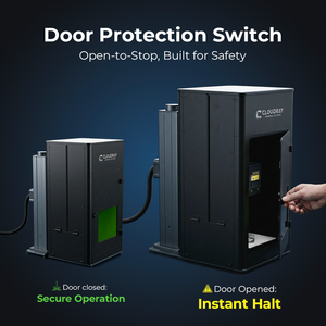 Cloudray Laser Enclosure Door Protection Switch with Automatic Open-to-Stop Safety Feature