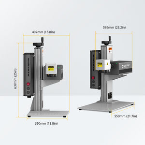 5W UV Laser Engraver Size | Cloudray UV-5 5W UV Laser Marking Engraver