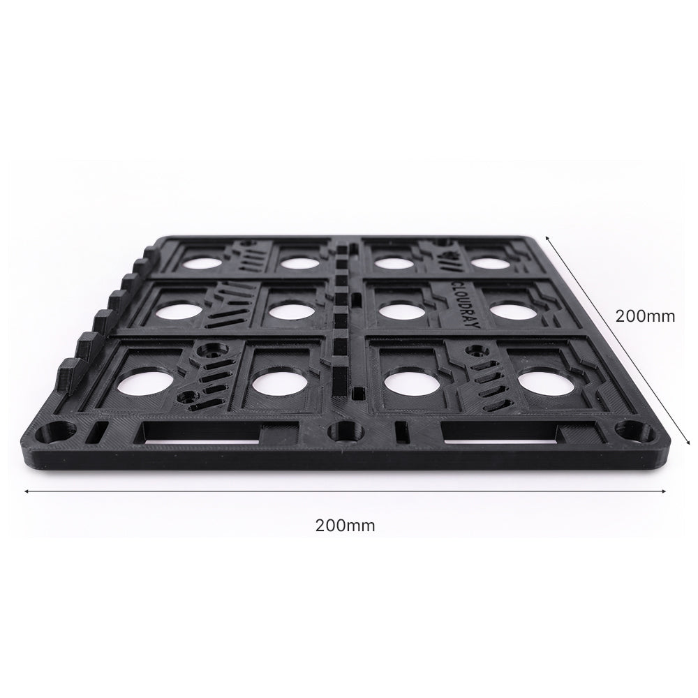 Cloudray 200x200mm Laser Engraving Fixture Board with Multi-Slot Positioning Design