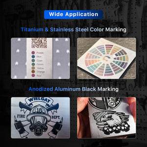 Color Marking | Cloudray 2.5D Fiber Laser Engraver