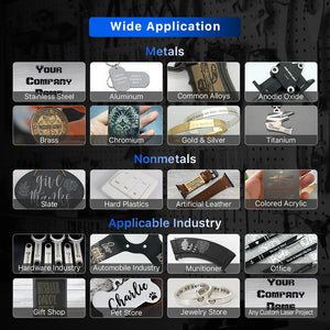Laser Application | Cloudray 2.5D Fiber Laser Engraver