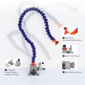 Cloudray Adjustable Flexible Air Hose with Flat Tip for Laser Engraving