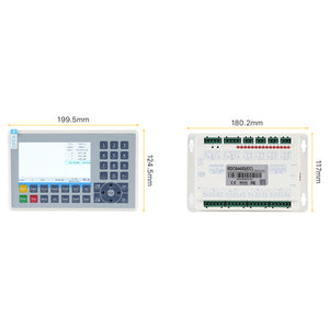 Cloudray Ruida laser controller RDC8445S size