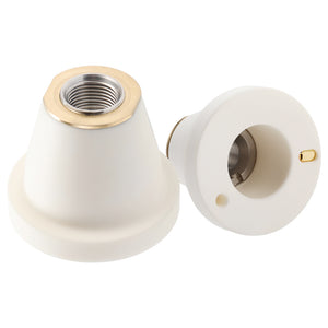 Cloudray Fiber Laser Ceramic Nozzle Holder with Copper Ring and Stainless Steel Thread