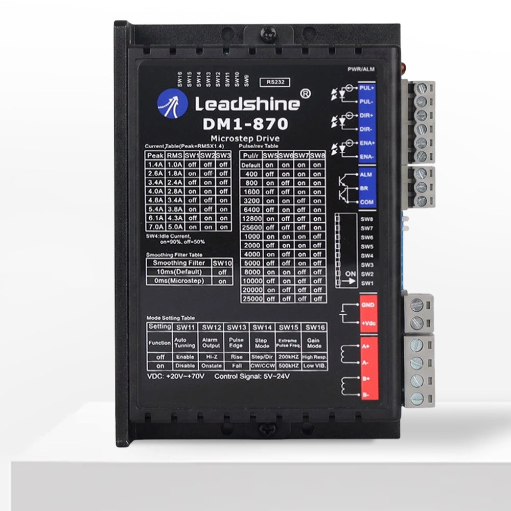 Cloudray DM1-870 Microstep Stepper Motor Driver with 7A Output and 20–70VDC Input