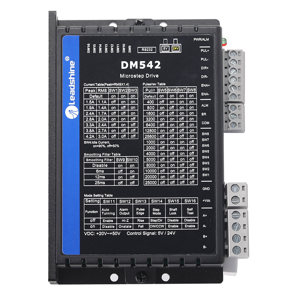 Cloudray Leadshine DM542 2 Phase Stepper Driver – Cloudray Laser