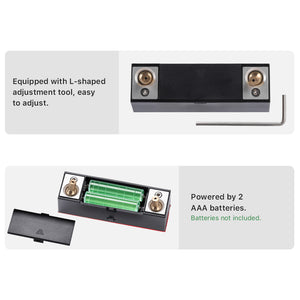 Cloudray Battery Powered Laser Pointer: 2 AAA Batteries and L-shaped Adjuster
