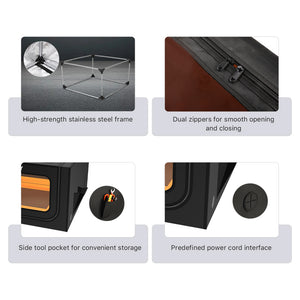 Step-by-Step Installation Guide for Foldable and Easy to Assemble Laser Engraver Protective Cover