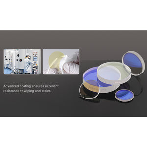 Cloudray Wipe and Stain Resistant Laser Protective Lens with Advanced Industrial Coating