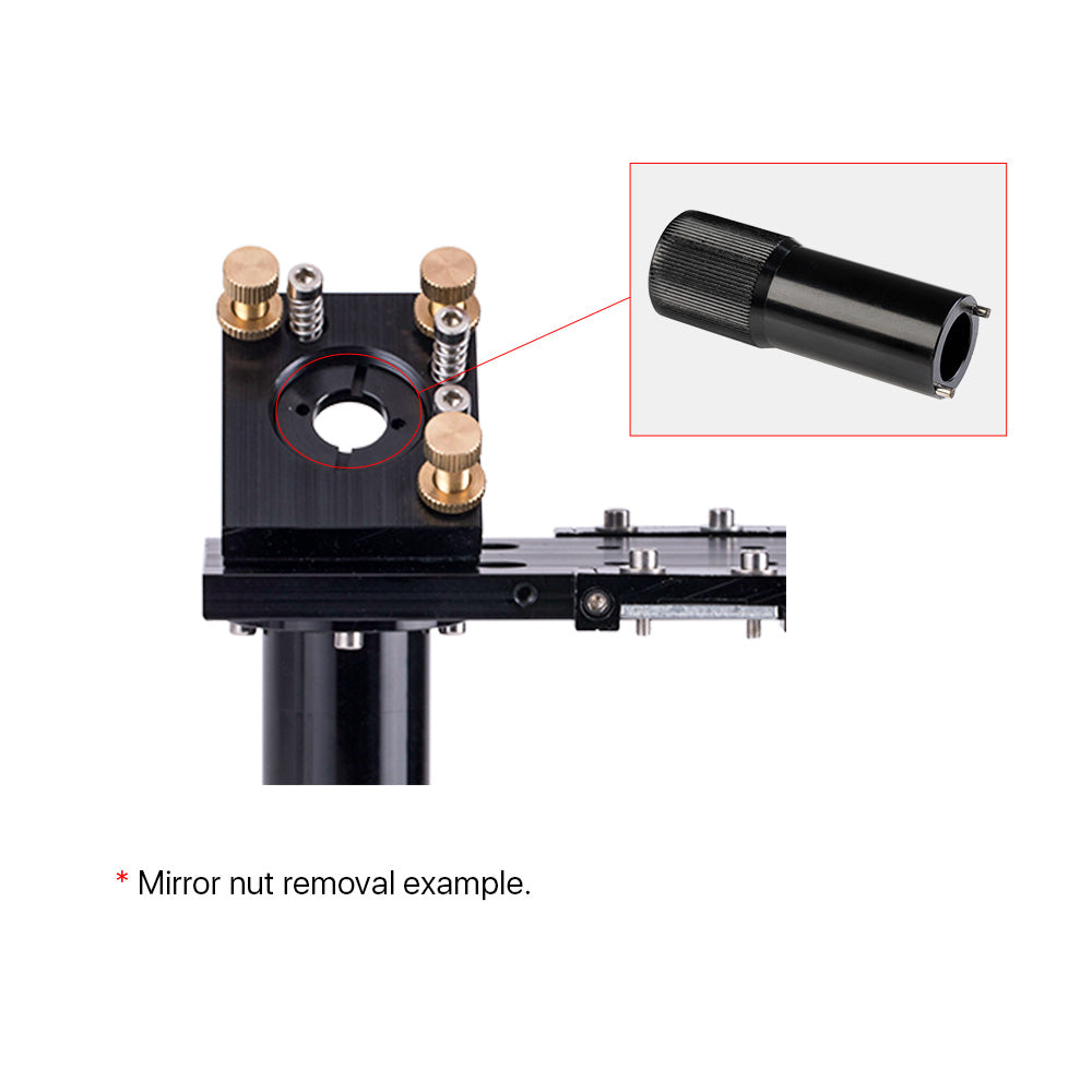 Herramienta de inserción y extracción de espejos para lentes de la serie C&E de Cloudray