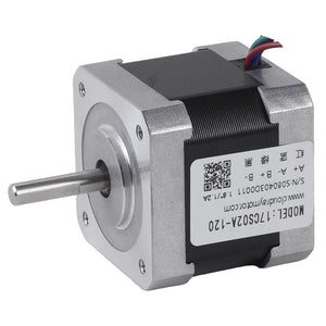 Cloudray 17CS02A-120 Open-Loop Stepper Motor with 4-pin Wiring and QR Code Identification