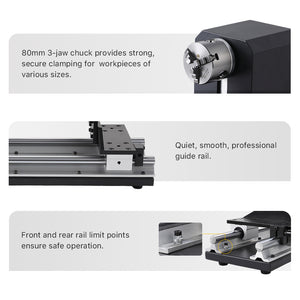 Cloudray Rotary Engraving Attachment With Chucks