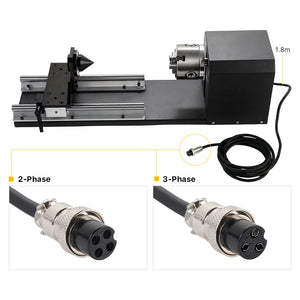 Cloudray Rotary Engraving Attachment With Chucks
