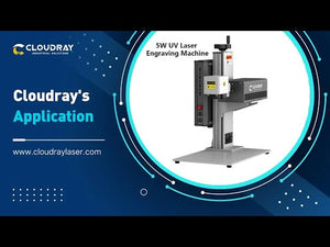 5W UV Laser Engraver Application Video | Cloudray UV-5 5W UV Laser Marking Engraver