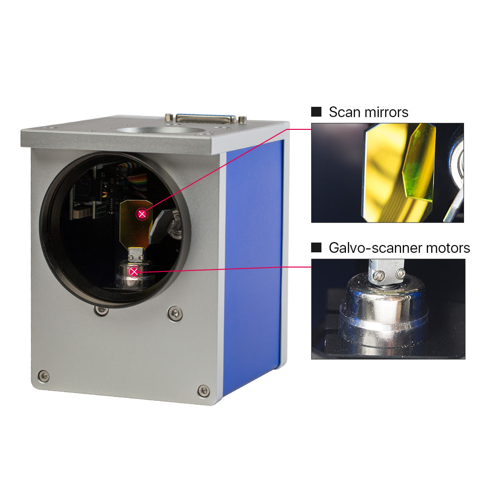 Testa dello scanner di Galvo con apertura di ingresso di Cloudray JD2205 12mm CO2