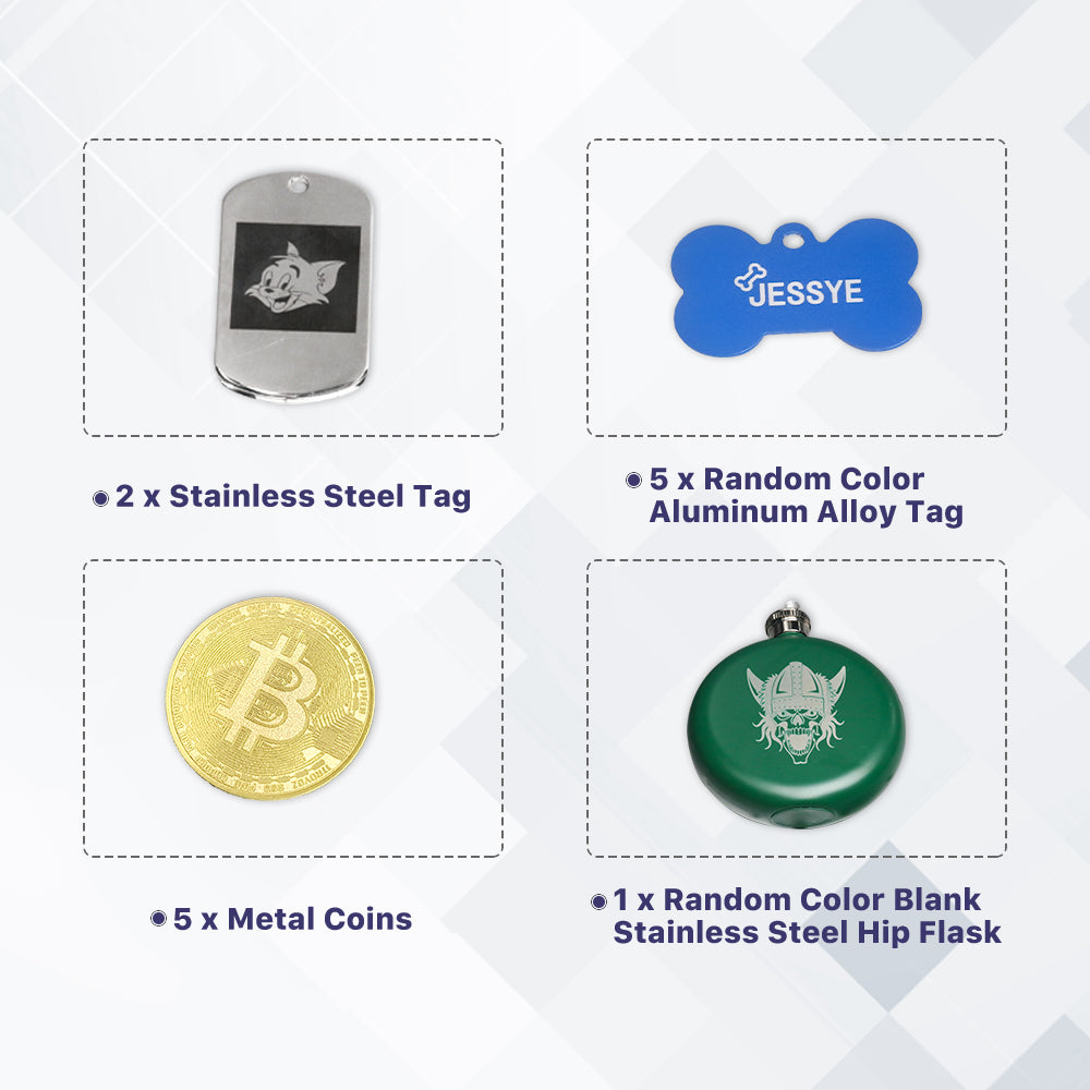 Fiber Laser Marking/Engraving/Cutting Materials Package