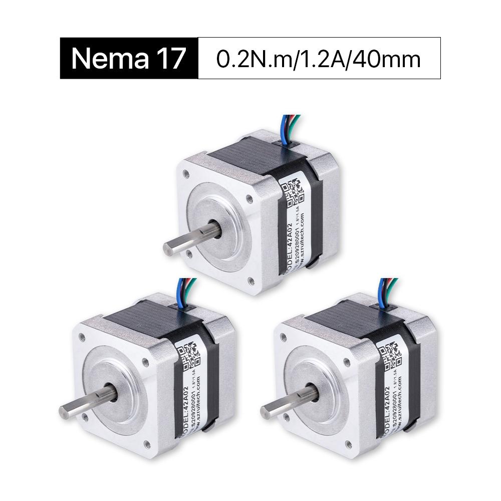 Cloud ray 40mm 0,2 N.m 1,2 A 2 Phasen Nema17 Open Loop Stepper Motor