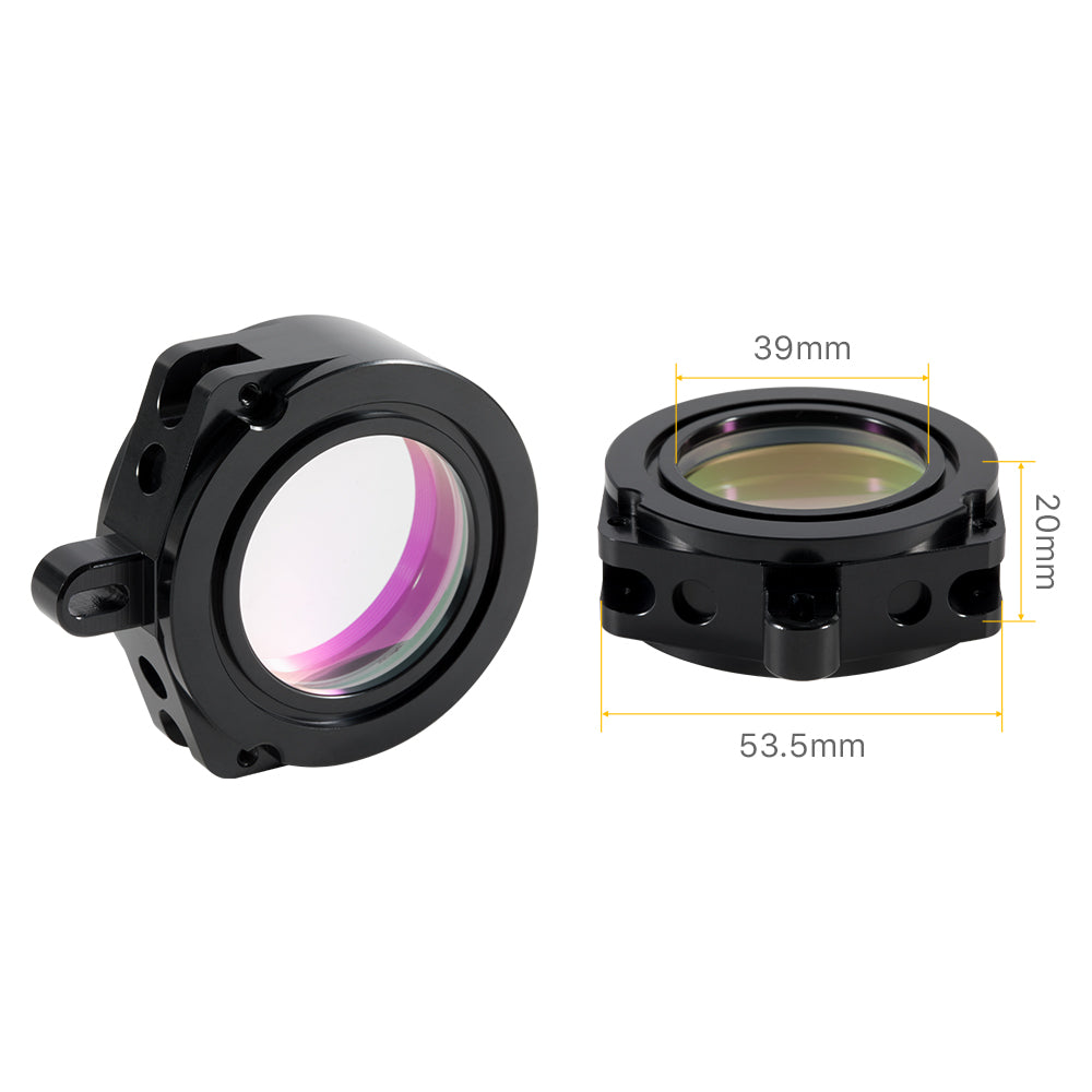 Lente de enfoque y colimación Cloudray con tubo de lente D37 para Raytools