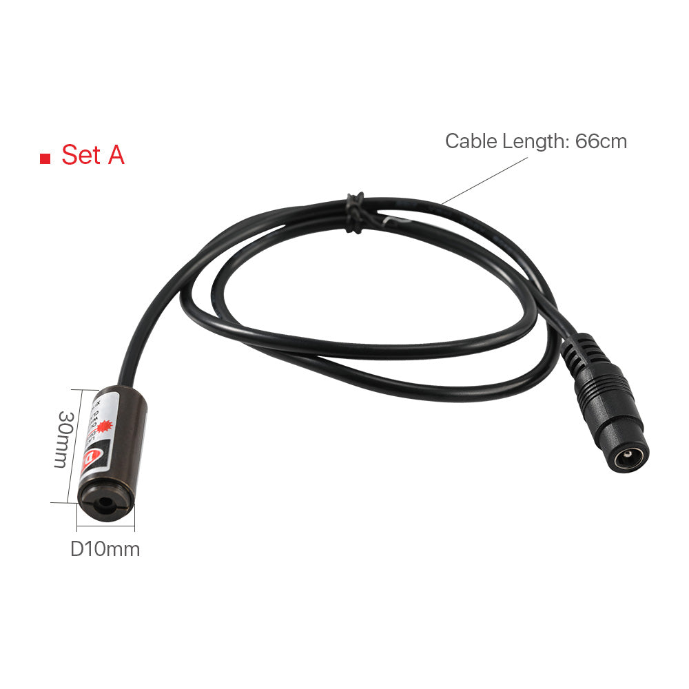 Cloudray pointeur rouge avec adaptateur d'alimentation pointeur rouge