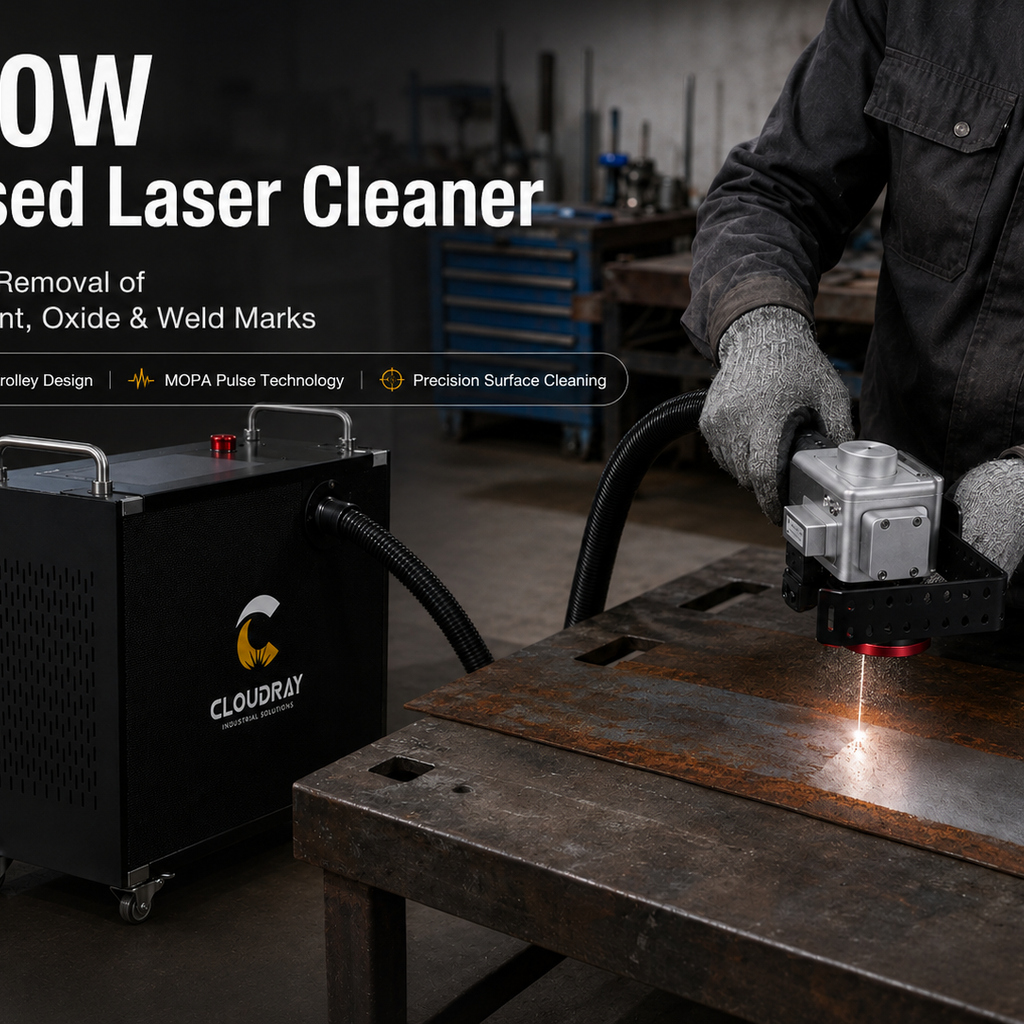 300W Pulsed Laser Cleaner for Rust, Paint, Oxide & Weld Cleaning ...