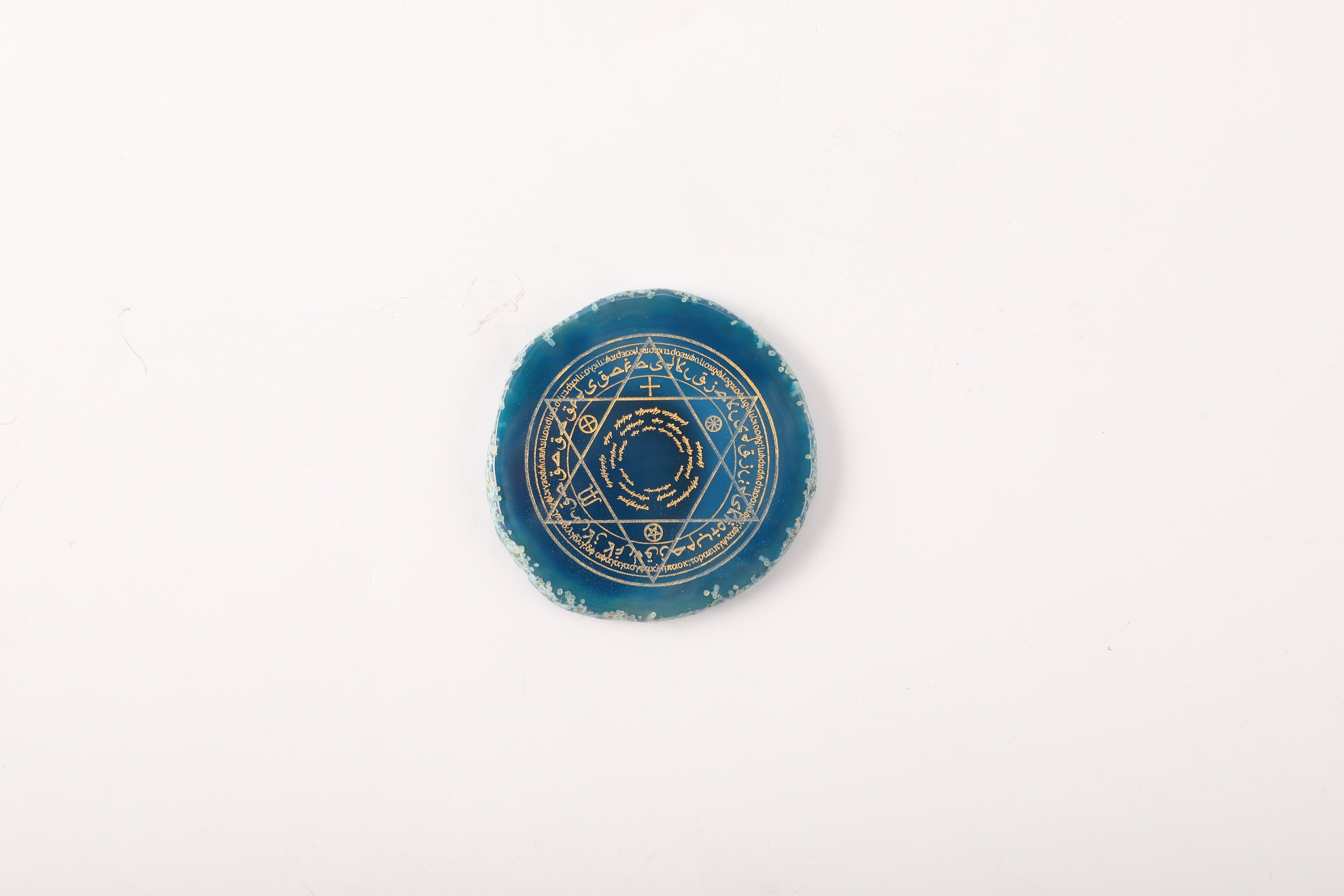 Agate Laser Marking Test with UV Pro 5W UV Laser