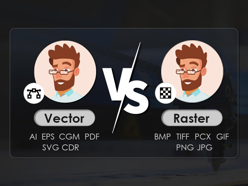 Vector vs. Raster Graphics in Laser Engraving: What’s the Difference ...