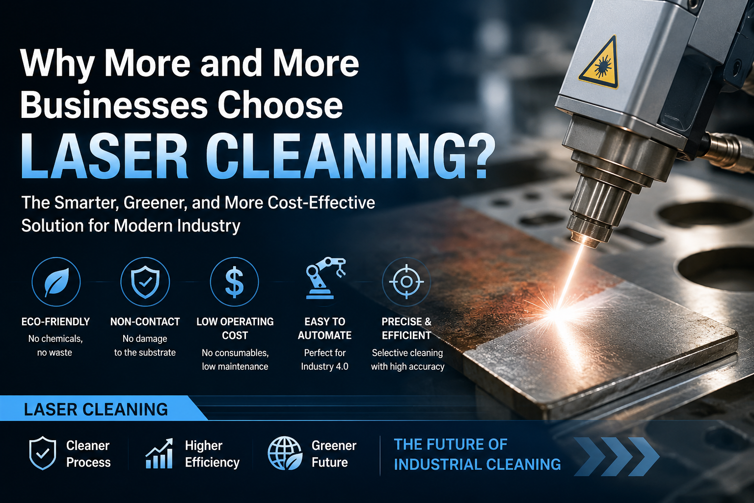 Why Are More and More Companies Choosing Laser Cleaning?