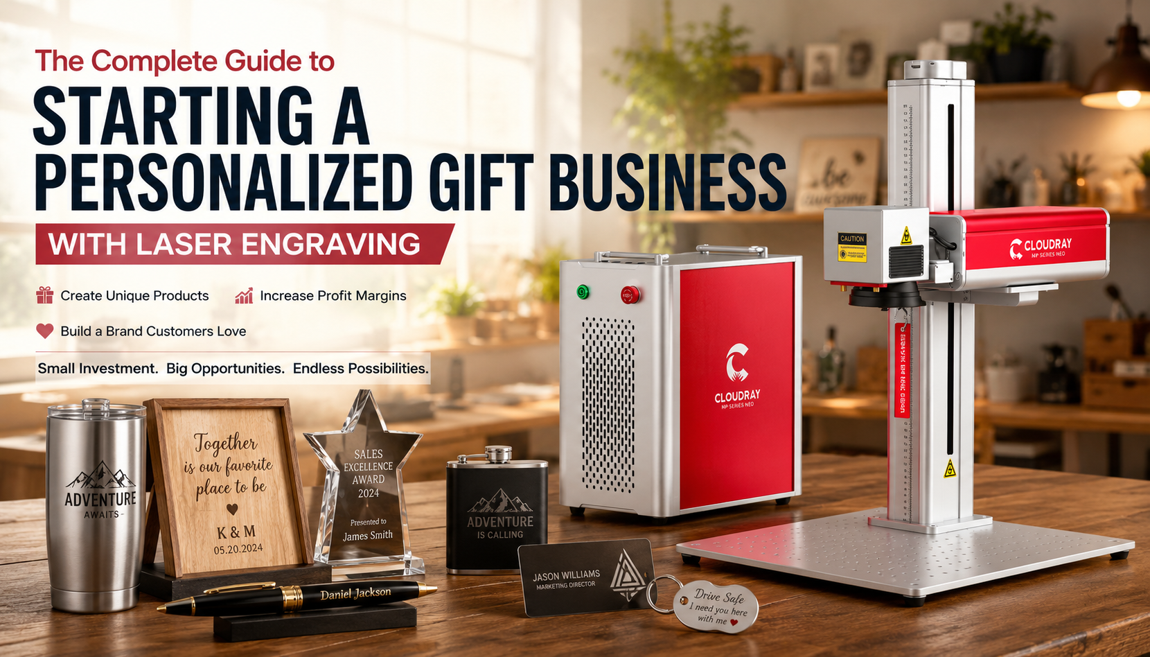 The Complete Guide to Starting a Personalized Gift Business with Laser Engraving