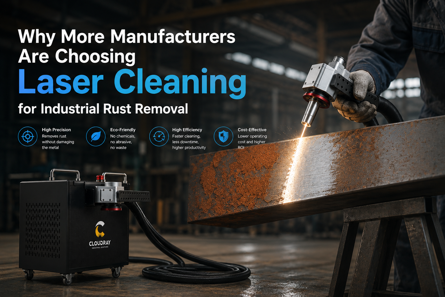 Why More Manufacturers Are Choosing Laser Cleaning for Industrial Rust Removal  Introduction