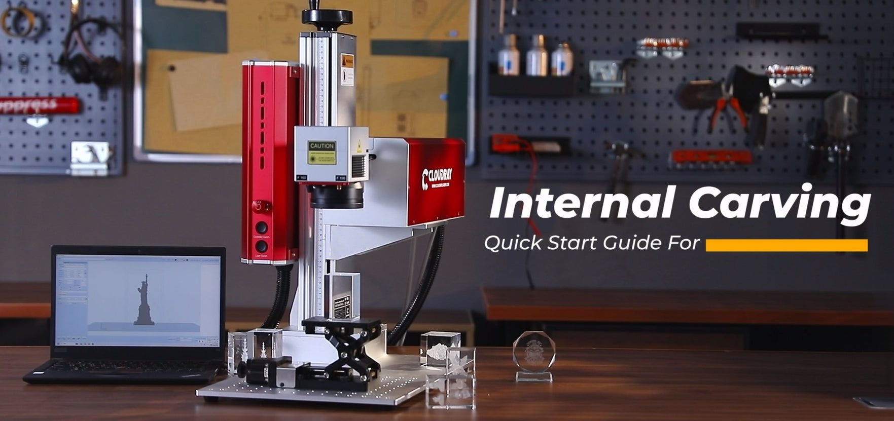 Cloudray UV Laser Engraver Practical Guide: Mastering 3D Crystal Subsurface Engraving