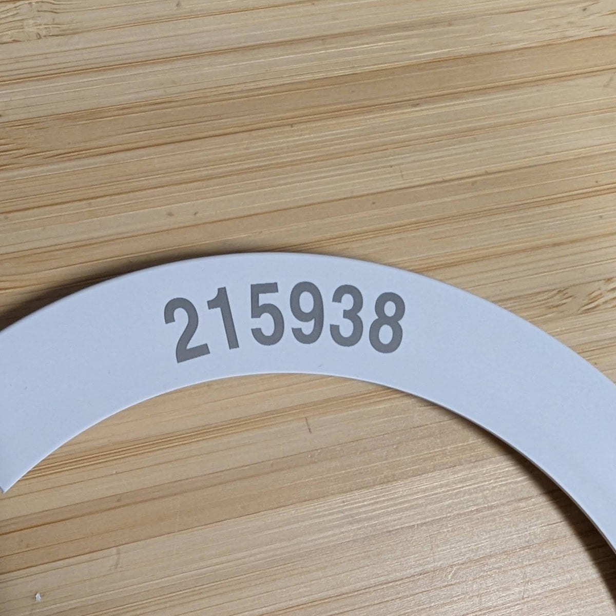 PPX GP3 Plastic Ring Number Marking Test with UV-5 UV Laser