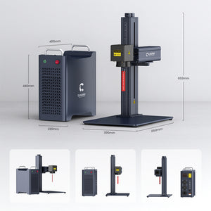 Engraver Size | Cloudray GM-2.5D-100 100W Fiber Laser Engraver