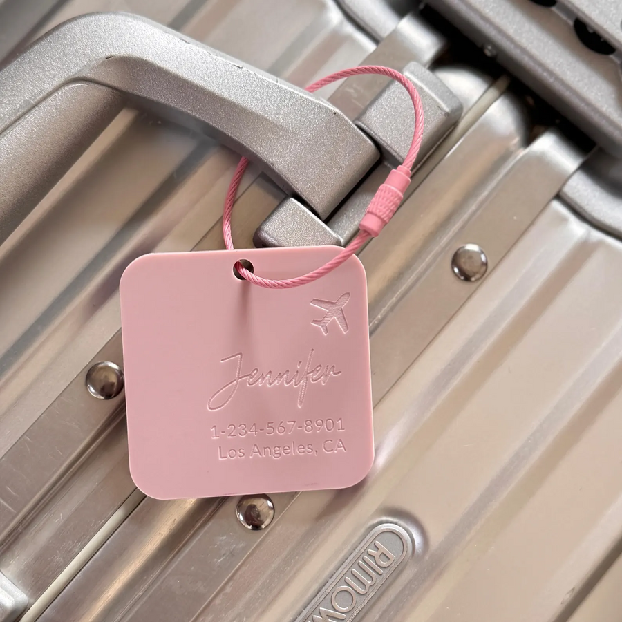 Plastic Luggage Tag application