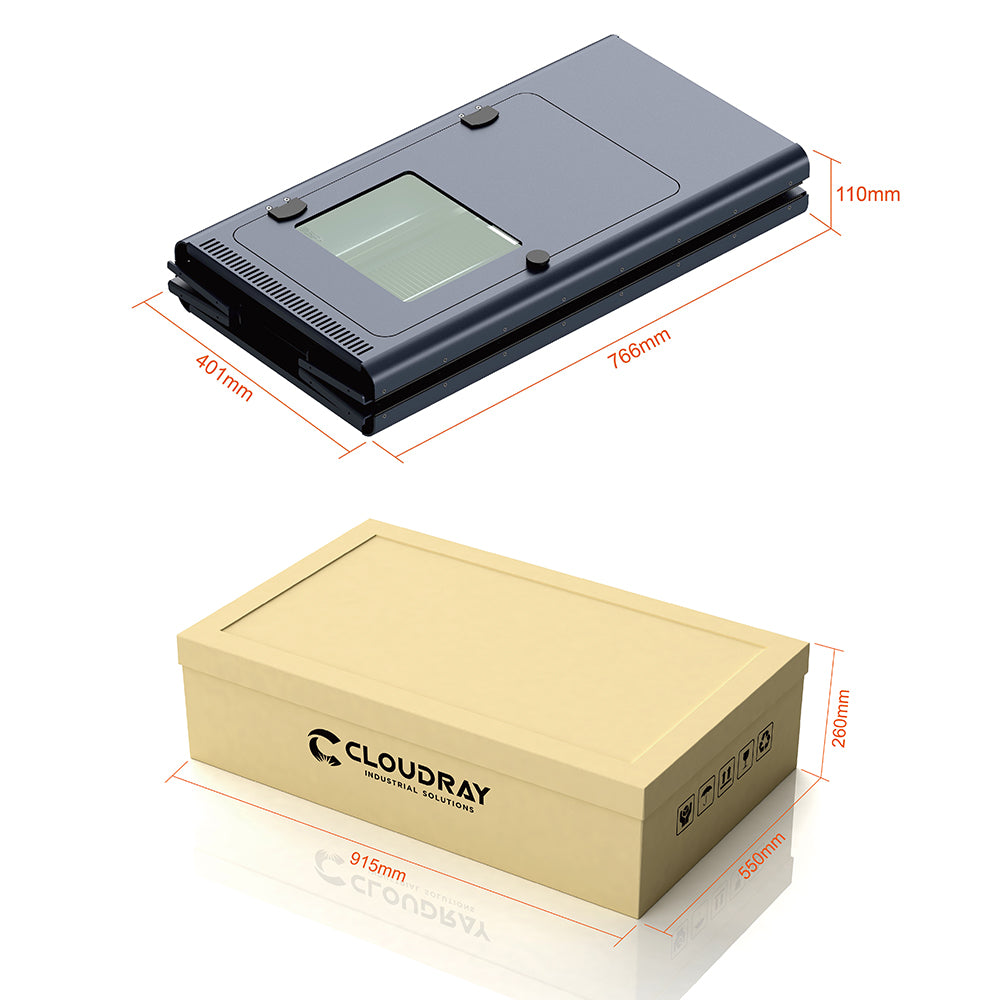 Cloudray máquina láser cubierta protectora para GM-100 100W grabador láser