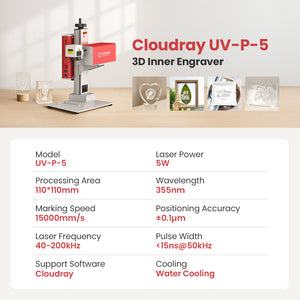 Cloudray UV-P-5 3D Inner Engraver specifications 