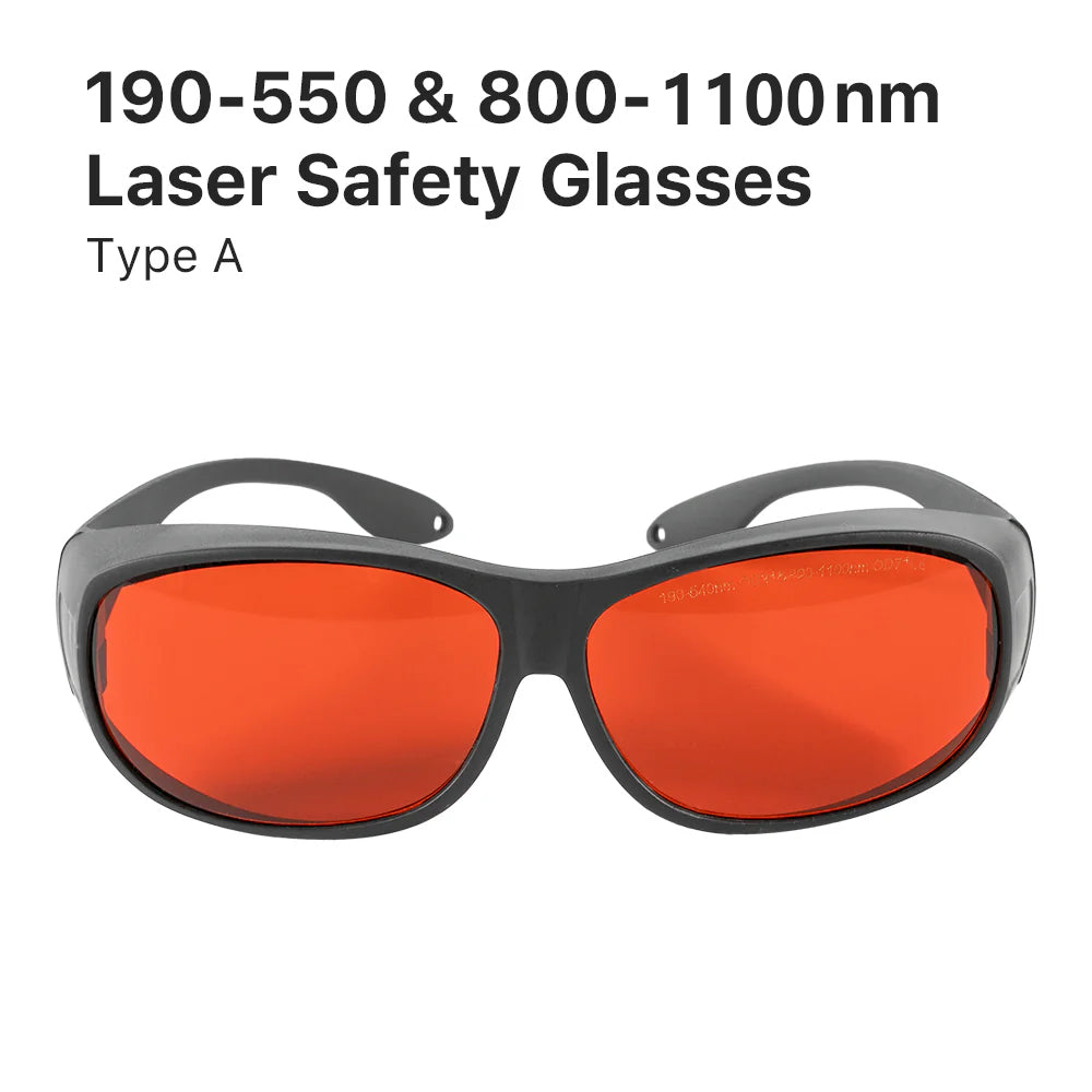 Lunettes de sécurité laser Cloudray 190-550 et 800-1000nm pour le soudage