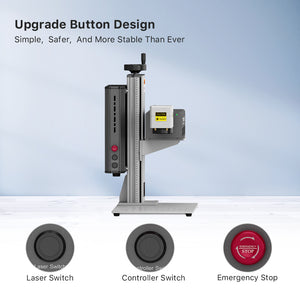 Upgrade Button Design of 5W UV Engraver | Cloudray UV-5 5W UV Laser Marking Engraver
