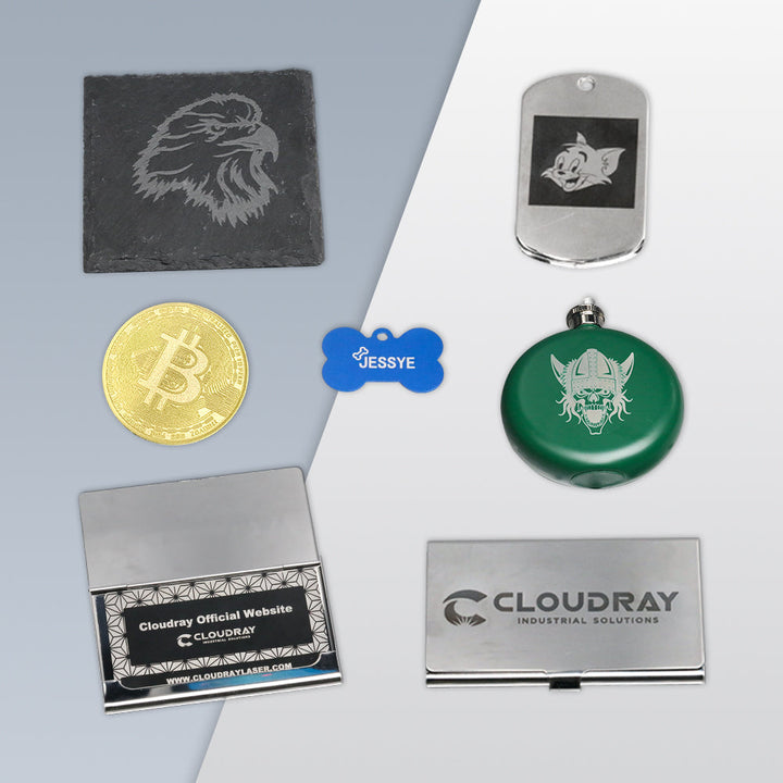 Gifts: Fiber Laser Marking/Engraving/Cutting Materials Package
