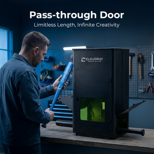 Cloudray Laser Enclosure Pass-through Door for Engraving Extra-Long Materials