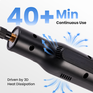 Cloudray Cordless Grinder Pen with 3D Heat Dissipation for 40 Mins Continuous Use