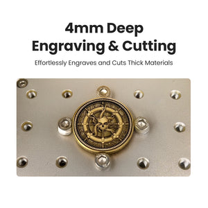 Cloudray MP Series Neo 60W MOPA fiber laser engraver for 4mm deep engraving and metal cutting