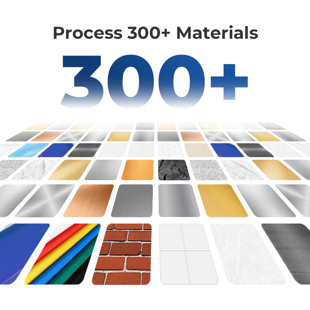 Process 300+ Materials | Cloudray GM-2.5D-100 100W Fiber Laser Engraver