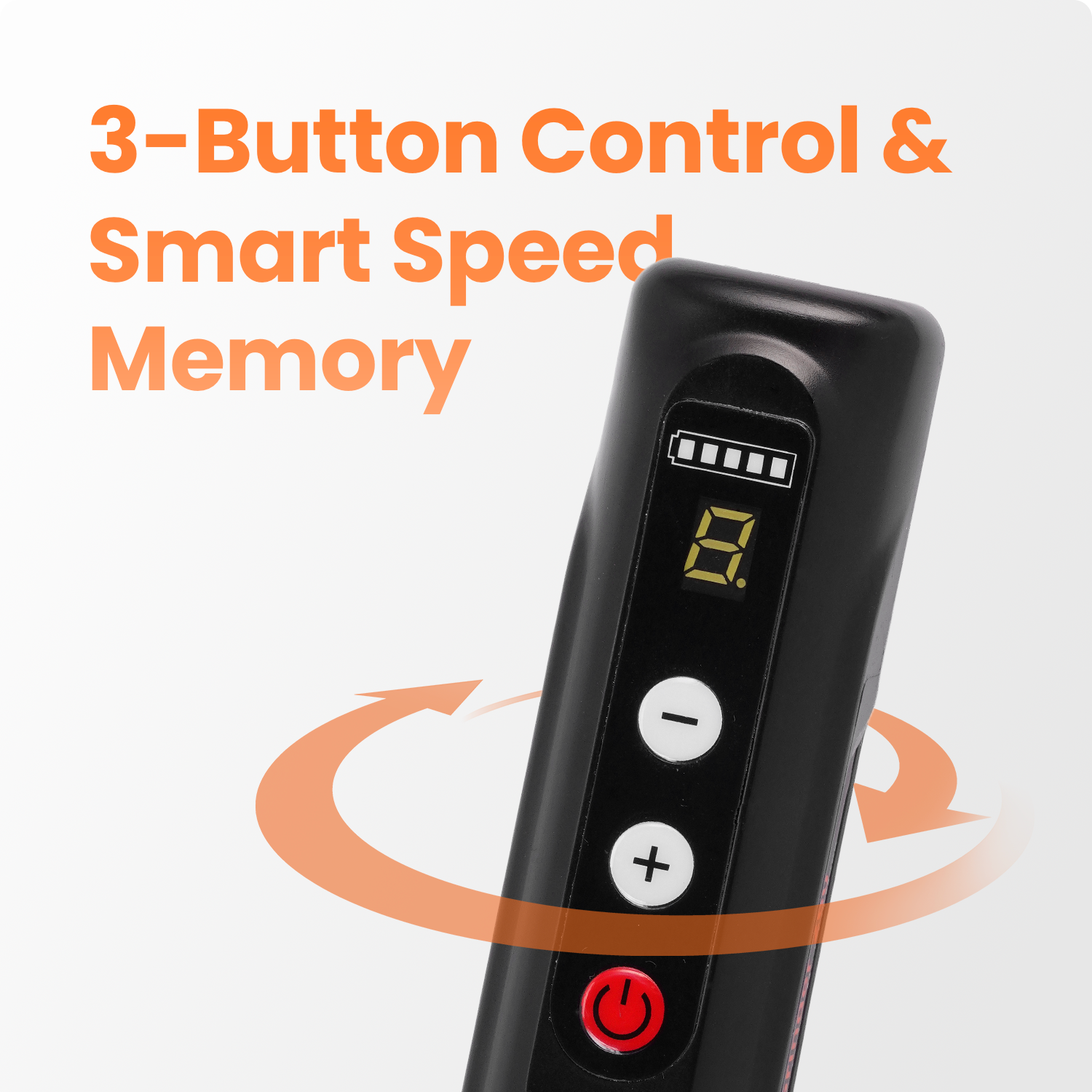 Cloudray Smart Speed Memory Rotary Tool Pen with 3 Button Control and Digital Display