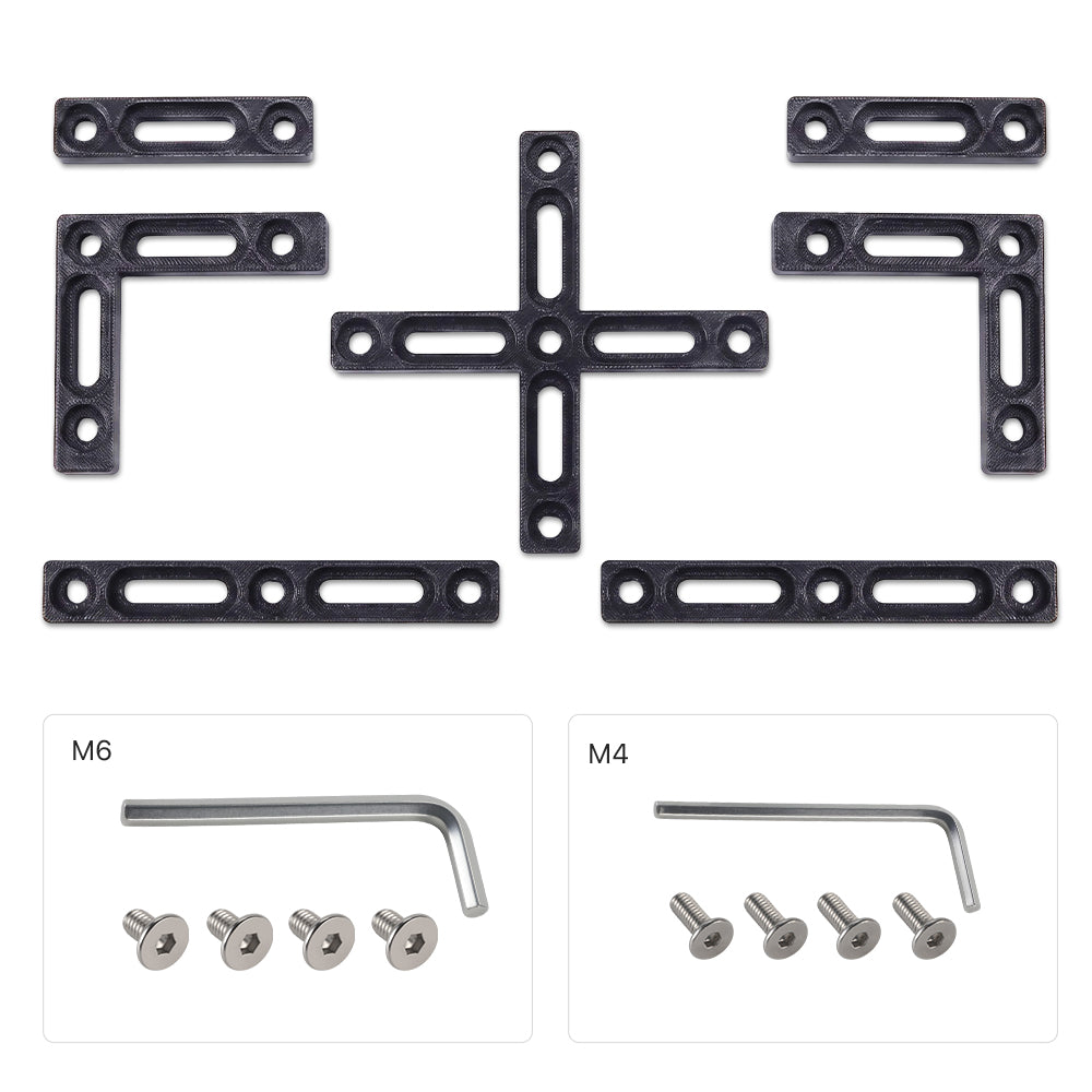 Cloudray 7-Piece Laser Fence Kit with M4 M6 Screws and Hex Keys