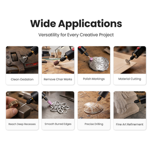 Cloudray Versatile Rotary Tool Applications for Oxidation Cleaning Precision Drilling and Material Cutting