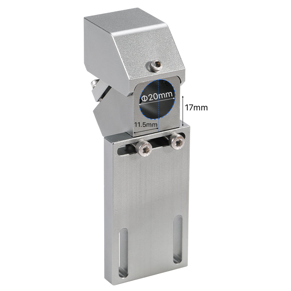 Cloudray Laser Beam Combiner Front View with 20mm Lens Aperture Specifications