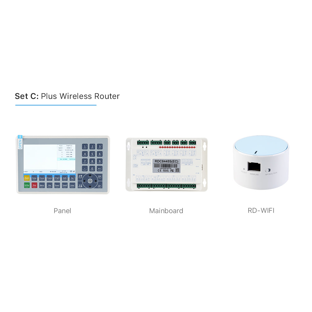 Cloudray Ruida laser controller RDC8445S - Set C plus wireless router